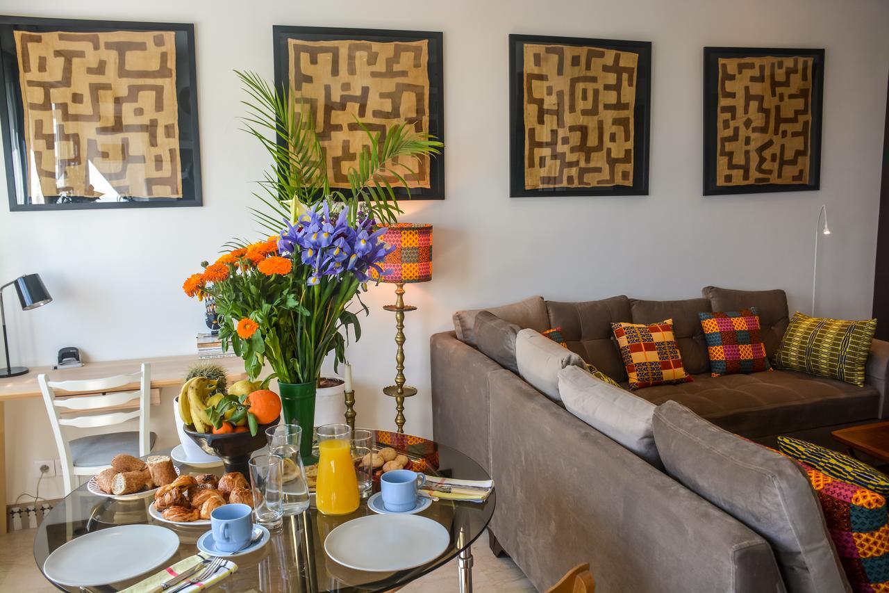 Appartement moderne moroccan/African décoration Casa Blanca Exterior foto